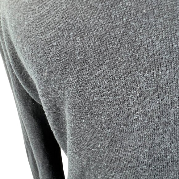 Skunkfunk Navy Long-Sleeve Knit Top With Textured Cowl Neck Size 4 - Picture 8 of 13